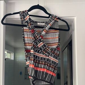 Ronny Kobo Collection Striped Multicolor Tank Top